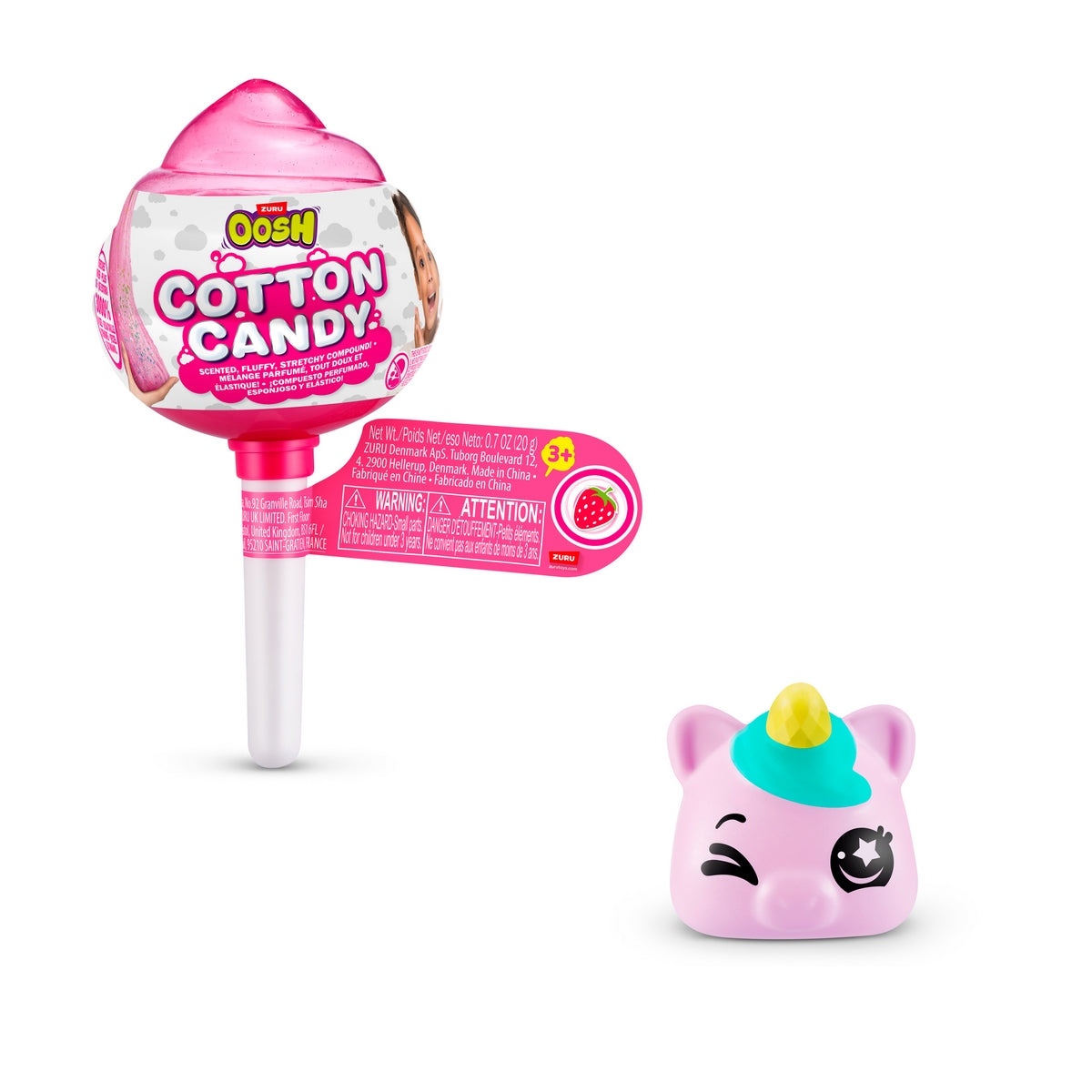 Slime Cotton Candy Oosh - Rosado